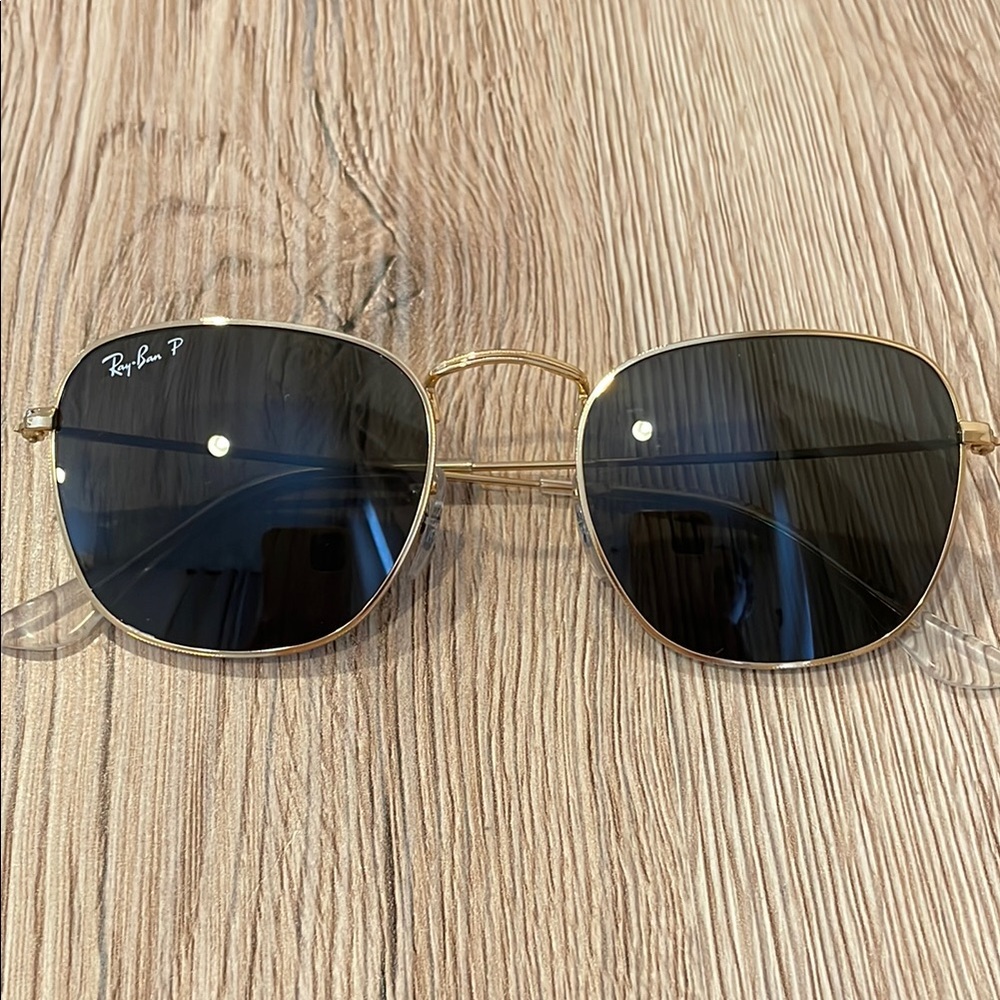 Ray-Ban Gold Frame Sunglasses